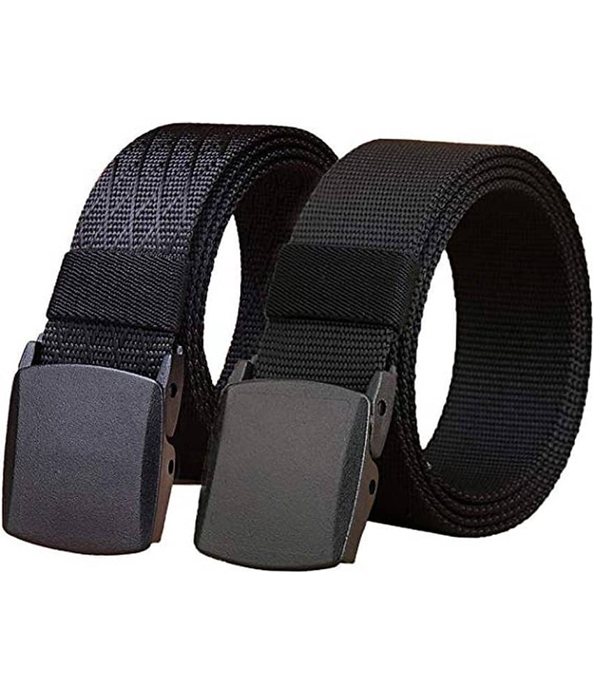 Edifier - Multicolor PU Men's Casual Belt ( Pack of 2 )