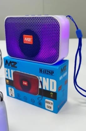 MZ M412SP (Portable Bluetooth Speaker) Dynamic Thunder Sound with High Bass 5 W Bluetooth Speaker 1200mAh Batter