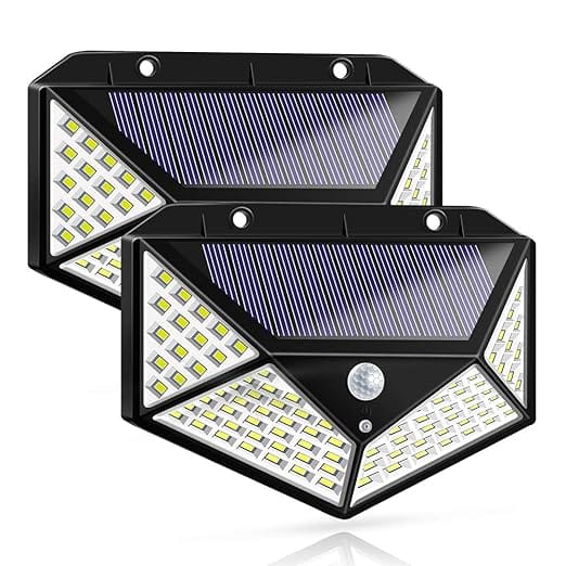 LA'FORTE Bright Outdoor Solar Motion Sensor Light, Wireless, Waterpro of (Pack of 2)