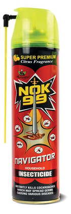 Nok-99 Navigator, Multipurpose Insect Killer Aerosol Instantly Kills Cockroaches Mosquitoes, 320 Ml (Pack Of 2)