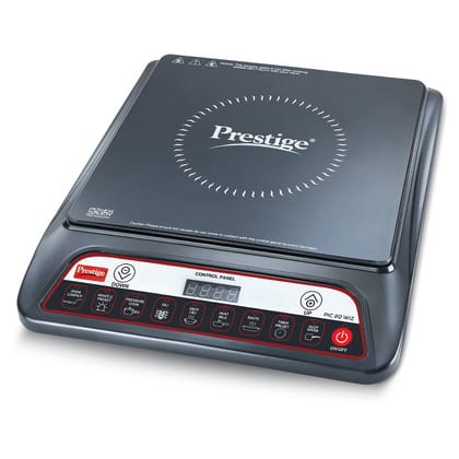 Prestige PIC 20 WIZ 1600W Induction Cooktop(Black, Automatic Whistle Counter, Indian Menu Option) Prestige PIC 20 WIZ 1600W Induction Cooktop(Black, Automatic Whistle Counter, Indian Menu Option) - Black / 1600W