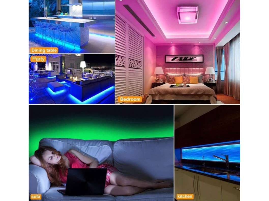 IMAGO 500 LEDs 5 m Green, Yellow Rice Lights (Pack of 2)