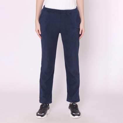 Women's Polar Track Pants - Navy Navy XL