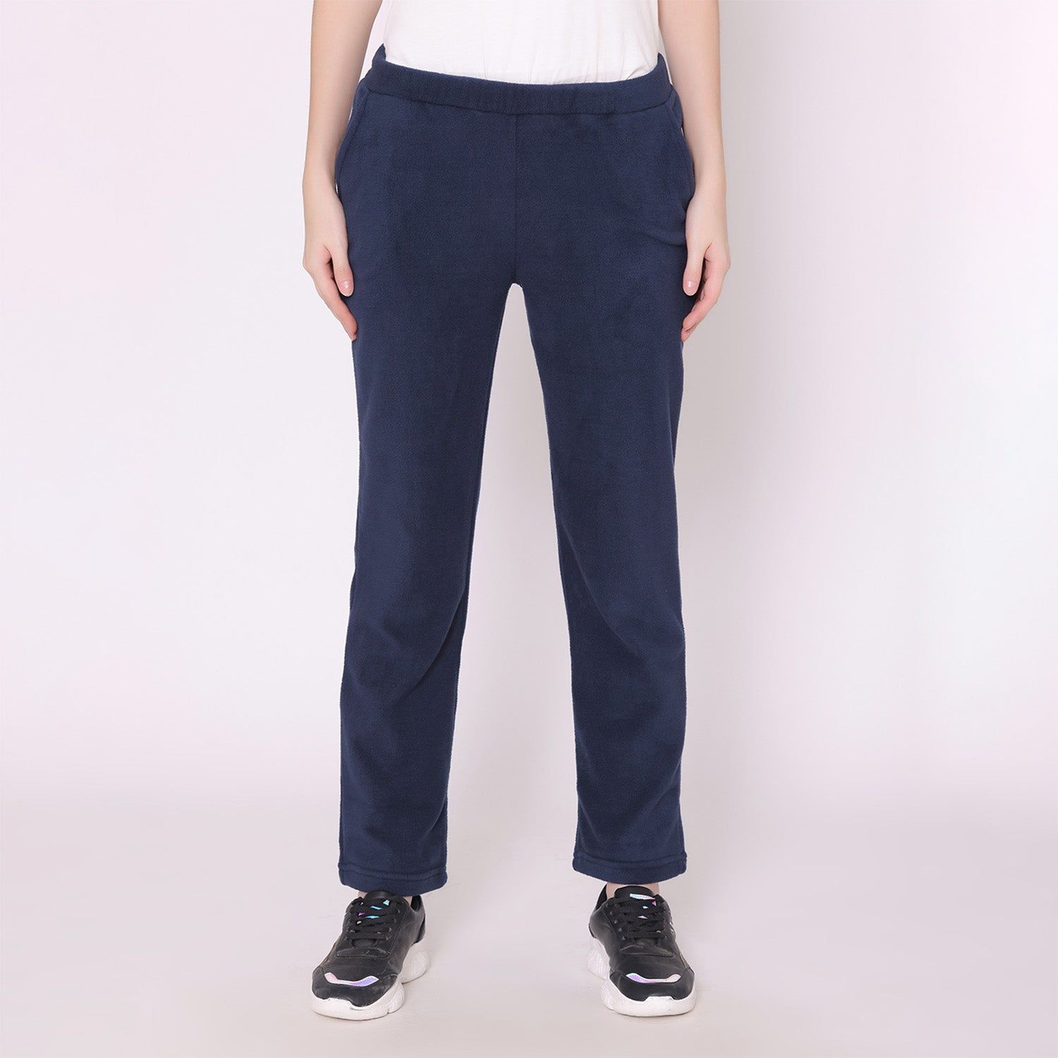 Women's Polar Track Pants - Navy Navy XL