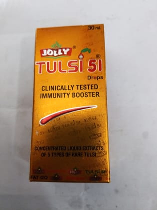 Jolly Tulsi 51 Clinically tested Immunity booster Drops 