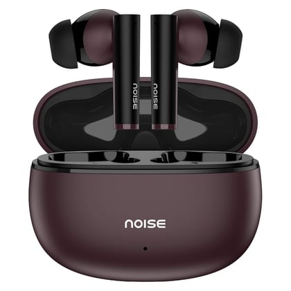 Noise Newly Launched Buds VS501 in Ear Truly Wireless Earbuds with 50H of Playtime, Quad Mic ENC, 10Mm Driver, Dual Device Pairing, Dual Color Tones, BT V5.3 (Plum Wine)