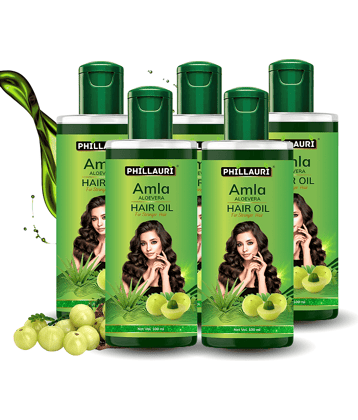 Phillauri Hair Growth Amla Oil 500 ml ( Pack of 5 )