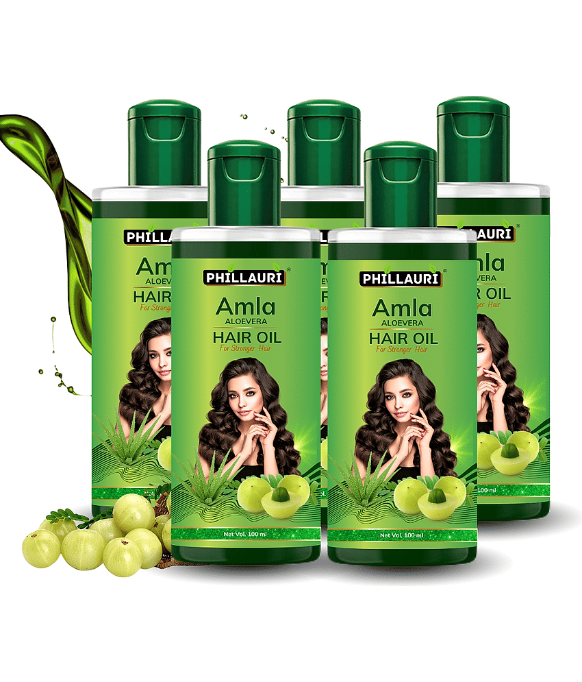 Phillauri Hair Growth Amla Oil 500 ml ( Pack of 5 )
