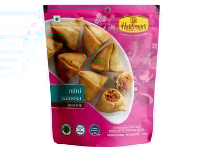 Haldiram's Mini Samosa Namkeen - 200 gm
