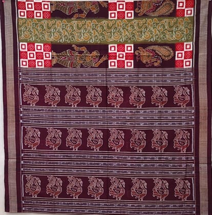 MAYURA NARTAKI DESIGN SAMBALPURI COTTON SAREE MAYURA NARTAKI DESIGN SAMBALPURI COTTON SAREE