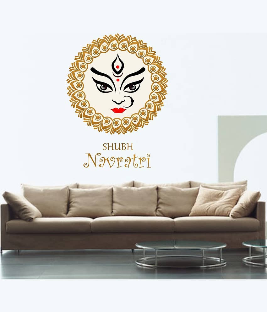 Decor Villa MAA DURGA Festive Sticker ( 50 x 58 cms )