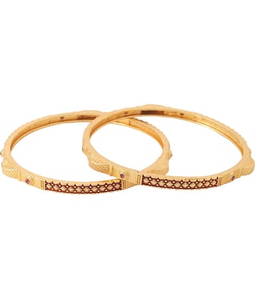 VIRAASI - Gold Bangle ( Pack of 1 )