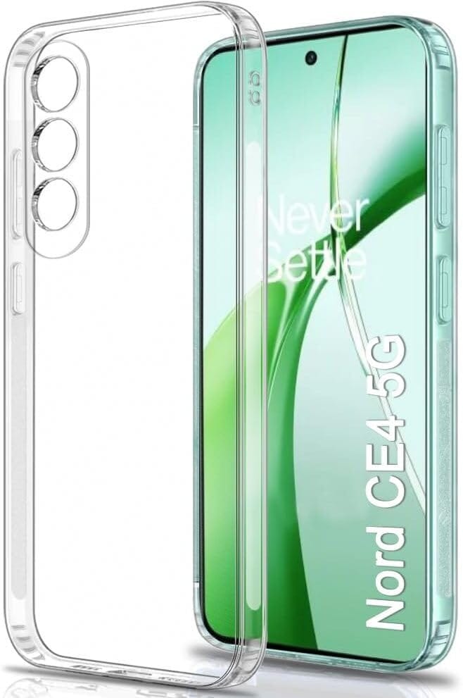 PLUGTECH TPU Ultra Hybrid Clear Camera Protection Back Cover Case for OnePlus Nord CE4