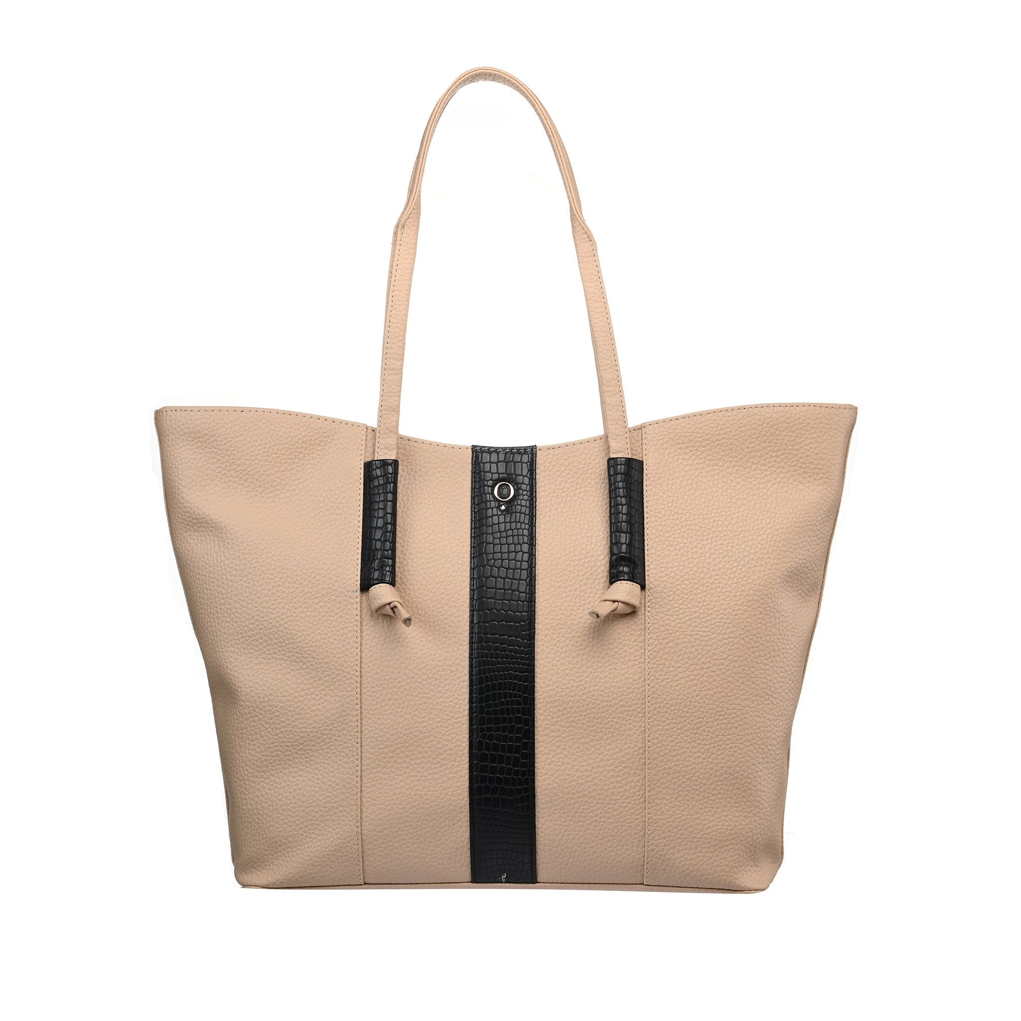 BEIGE PIPPA TOTE BAG