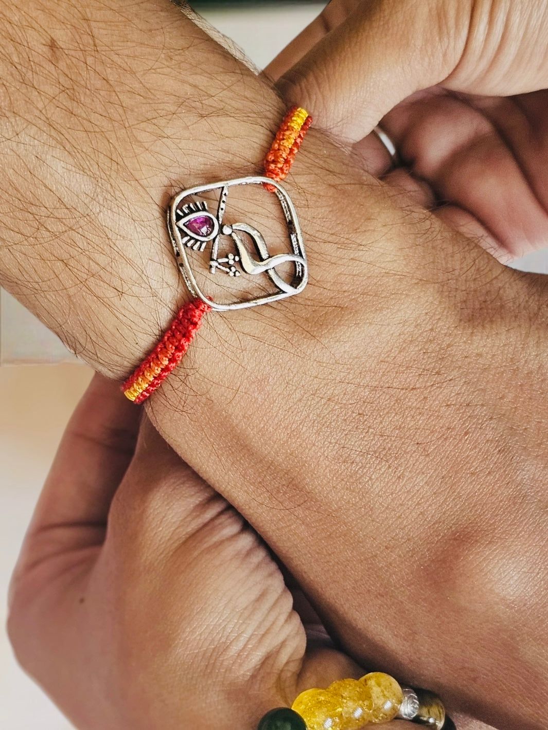 Auspicious Krishna's Basuri Moli Rakhi