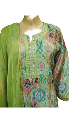 Vibrant Cambric Cotton Kurta Set