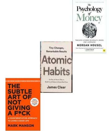 The Psychology Of Money , The Subtle Art Of Giving And Atomic Habits