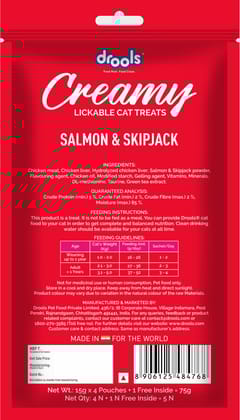 Drools Creamy Salmon&amp;Skipjack 5 Sticks