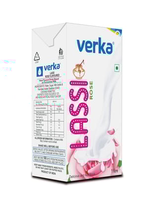 Verka Rose Lassi 1 Ltr Tetra