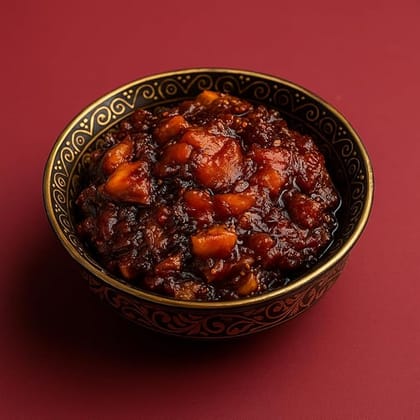 BANGLARMISTI Aamsotto Khajurer Misti Aachar, Bengali Sweet Pickle, Mango Papad, Khajoor, Homemade, Preservative Free, No Artificial Colour, 250g