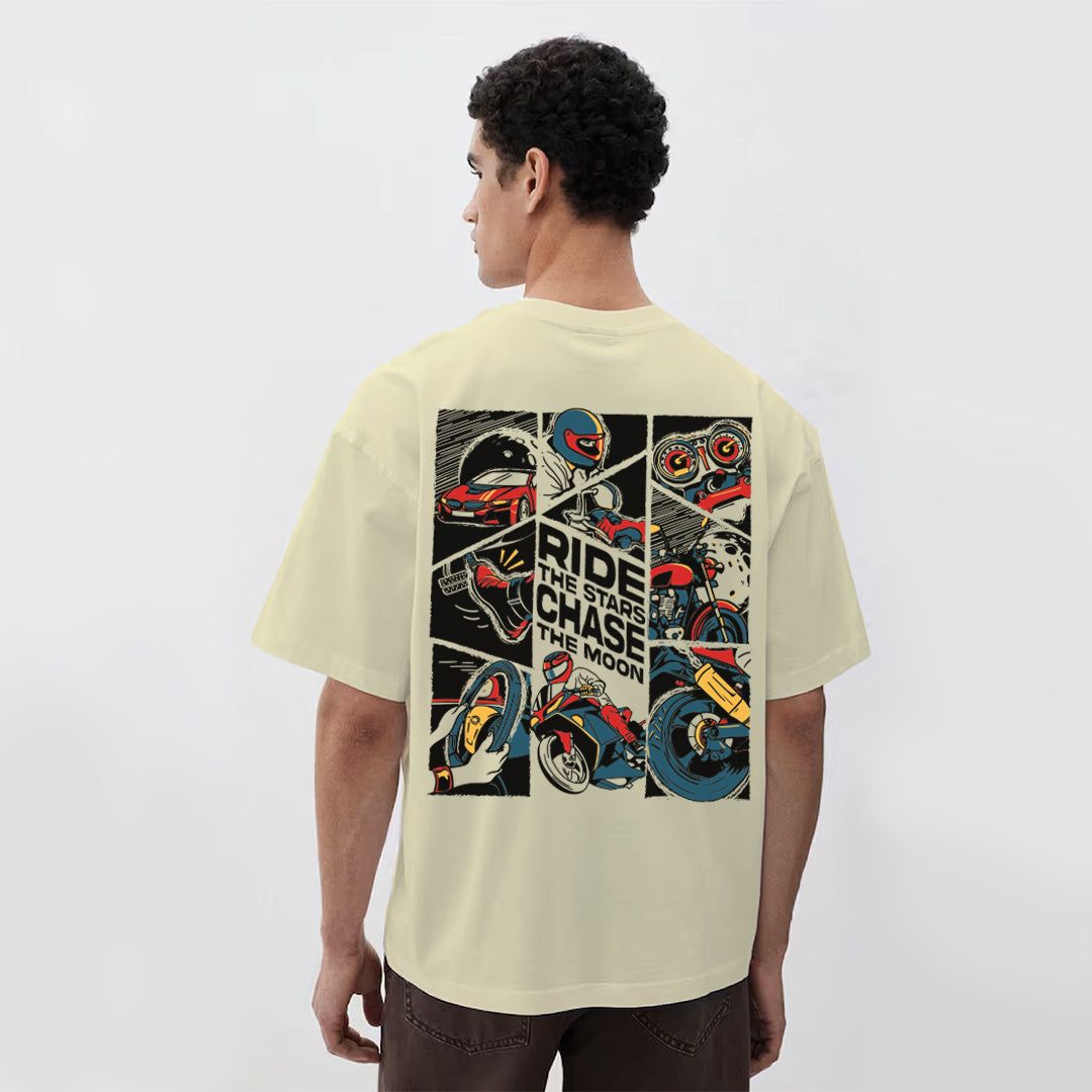 Ride the Stars | Oversized T-Shirt-M