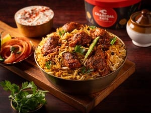 Charcoal Chicken Biryani (Boneless, Serves 4)