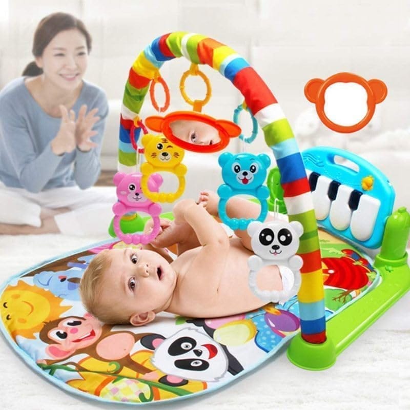 ToysBuddy Kick and Play Multi-Function ABS High Grade Plastic Piano Baby Gym and Fitness Rack Products