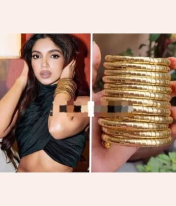 Samridhi DC Gold Bangle ( Pack of 1 )