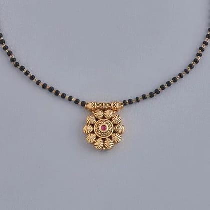 Elegant Black Chain with Locket