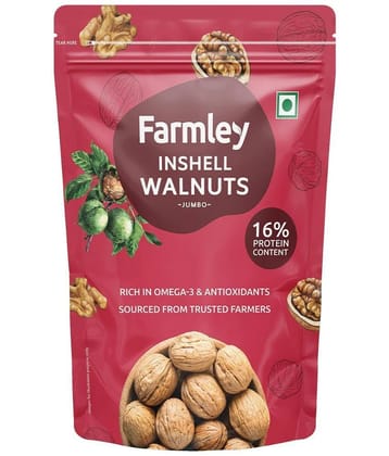 Farmley California Inshell Walnuts(Saboot Akhrot) 500g