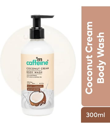 mCaffeine Coconut Cream Body Wash 300ml (Pack of 1)