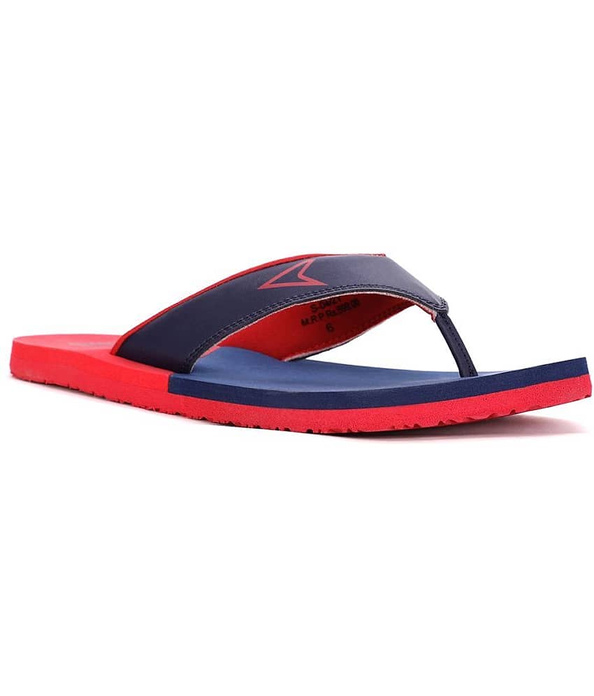Power Red Men's Thong Flip Flop