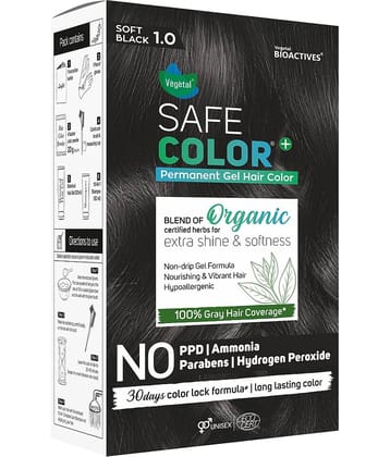 Vegetal Organic Permanent Hair Color 70 mL Black
