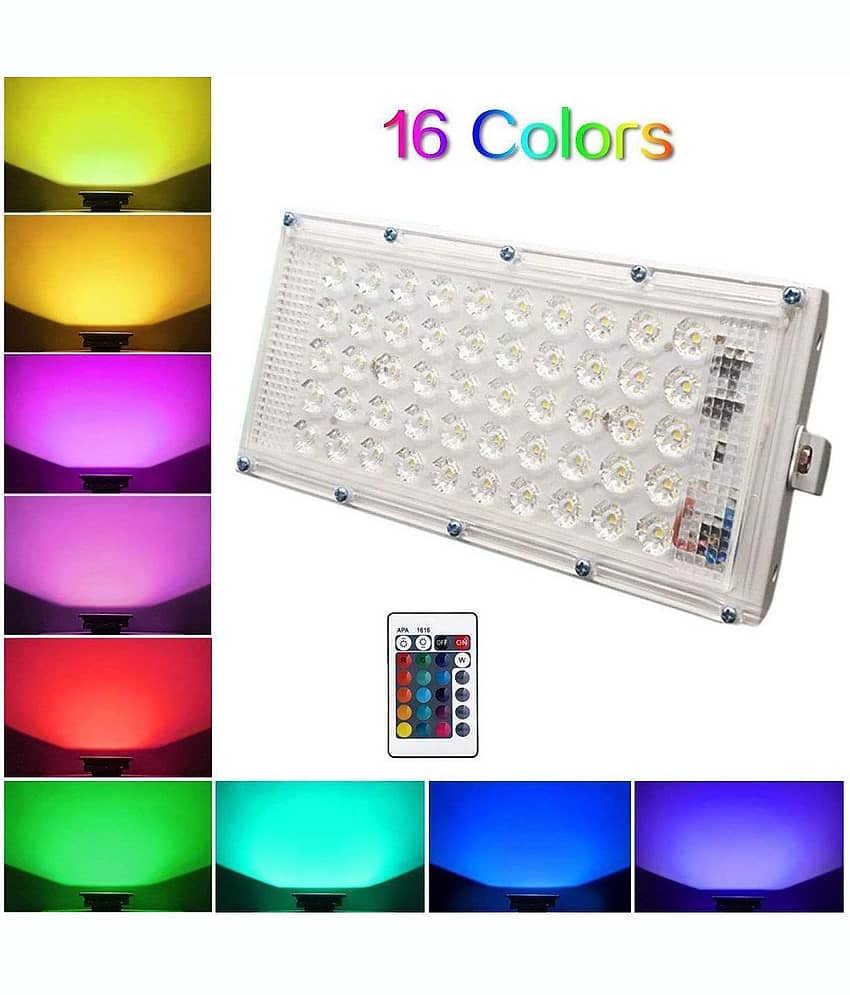Rocklight 50 Watts IP 66 Flood Light RGB - Pack of 1