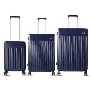 Timus Neolite  Premium Polycarbonate 58cm, 68cm,78cm Trolley Suitcase Combo Set of -3(Blue)
