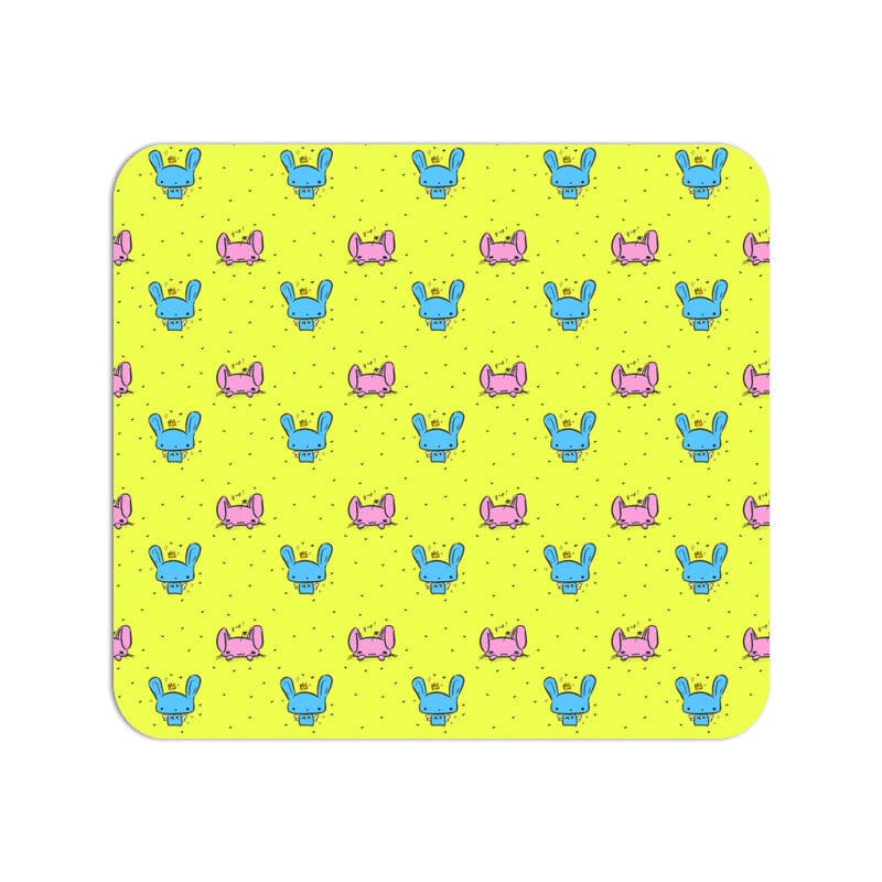 Psychedelic Bunny Mouse Pad