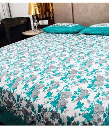 Uniqchoice Cotton King Bedsheet ( Multi )