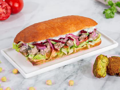 Pickled Falafel Sandwich