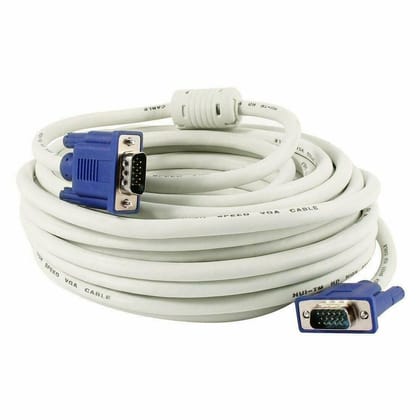 Buy CABLES MASTER Male to Male VGA Cable 5 Meter, Support PC/Monitor/LCD/LED, Plasma, Projector, TFT Online at Best Prices in India