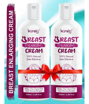 KURAIY Breast Enhancement Cream Female Elasticity Breast Enhancement Cream Pack Of 2