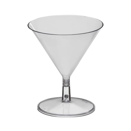 Transparent Martini Shot Glasses/Dessert Serving Cups - 40ML - 6PC