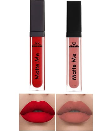 ssworld Red Matte Lipstick 8