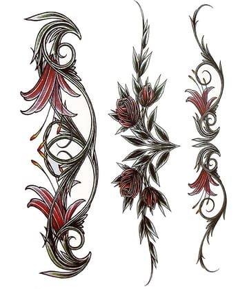 The Canvas Arts Realistic Look Waterproof Temporary Tattoo Sticker Body Tattoo