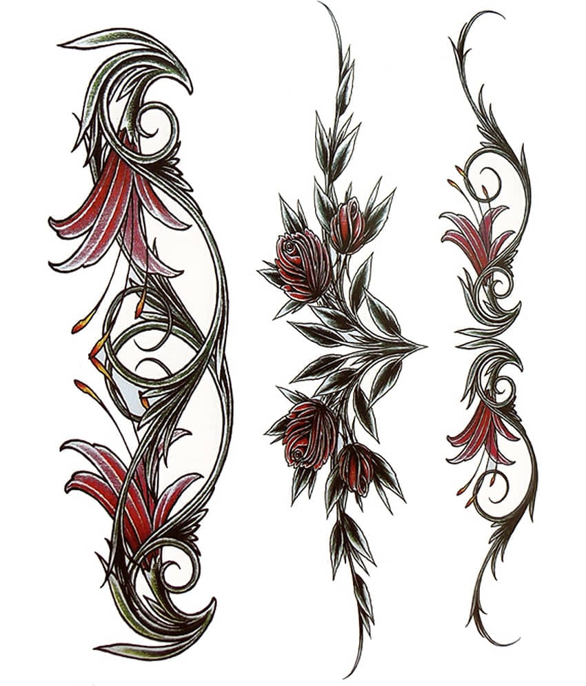 The Canvas Arts Realistic Look Waterproof Temporary Tattoo Sticker Body Tattoo