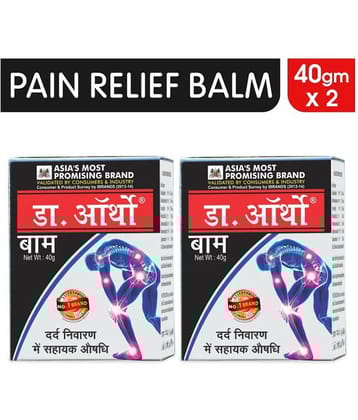 Dr.Ortho Ayurvedic Pain Relief Relieving Balm For Joints Pain, Knee & Back Pain - Pack Of 2