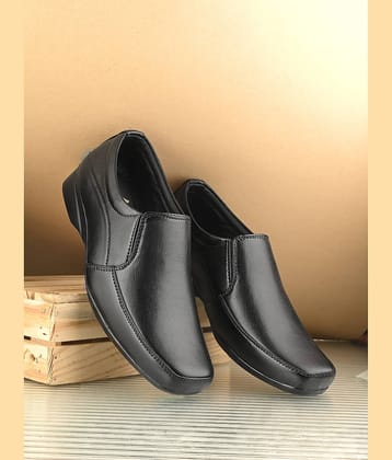 Port Black Men's Slip On Formal Shoes