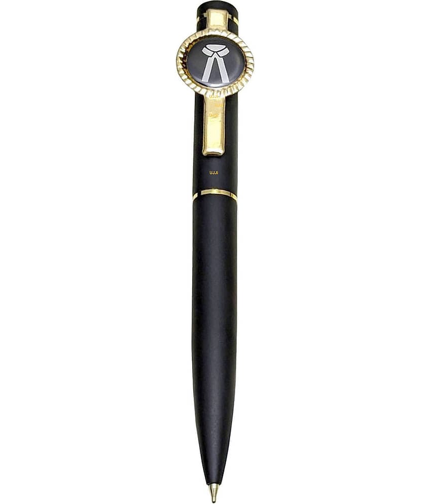 UJJi Brass Material Advocate Logo Black Ball Pen