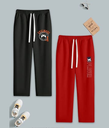 RUNSTARS Pack of 2 Boys Cotton Blend Trackpant ( Multicolor 4 )