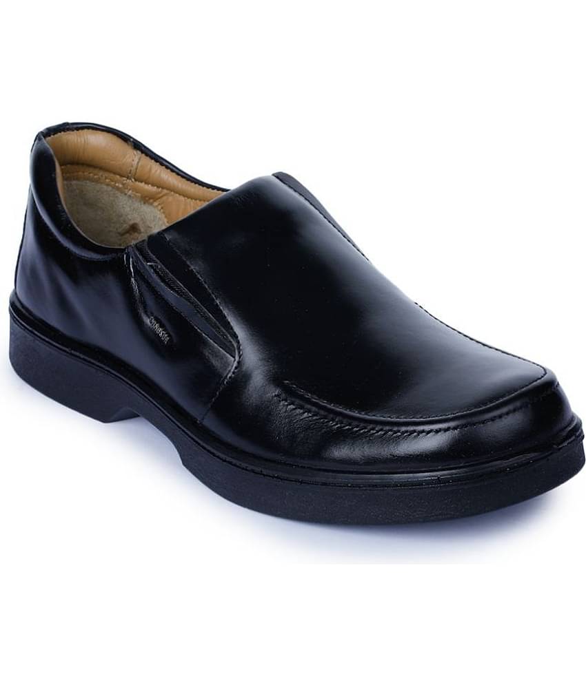 Liberty - Black Men's Slip On Formal Shoes