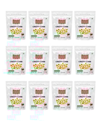 Moon Smokey BBQ Crispy Corn, 20 gm - Pack of 12 Moon Smokey BBQ Crispy Corn, 20 gm - Pack of 12